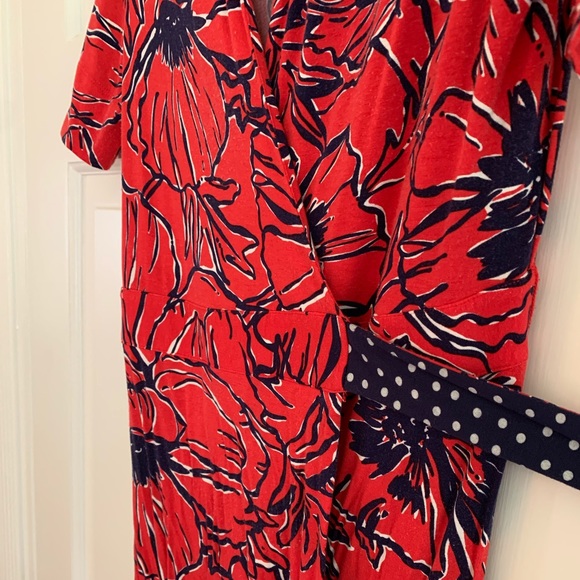 Rare short sleeve Lilly Pulitzer wrap dress - Picture 7 of 7